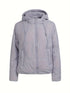 Leichte Damen-Winterjacke mit Kapuze Maschinenwaschbar